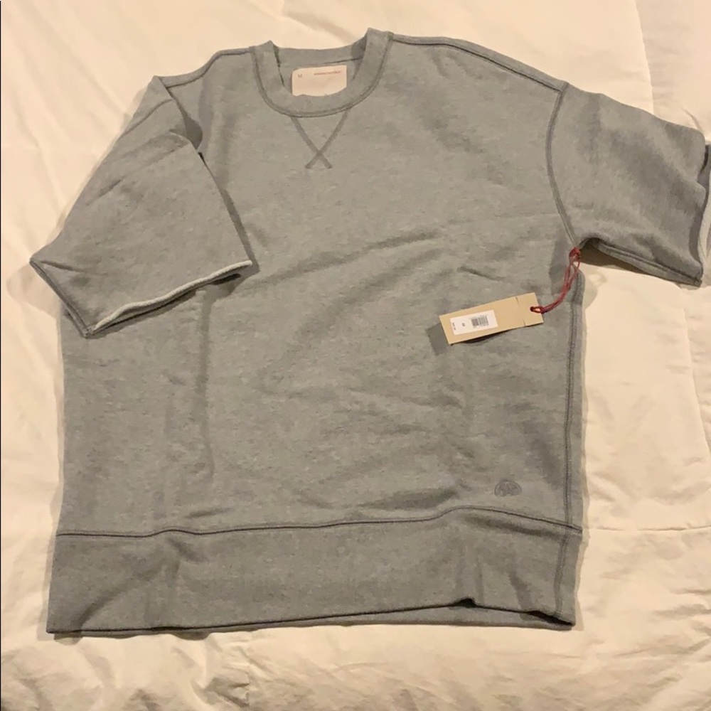 Banana Republic heritage cutoff sleeve sweatshirt